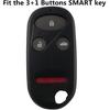 Red and Blue Silicone Rubber Key Fob Case Key Covers Key Jacket Skin Protector fit for Accord