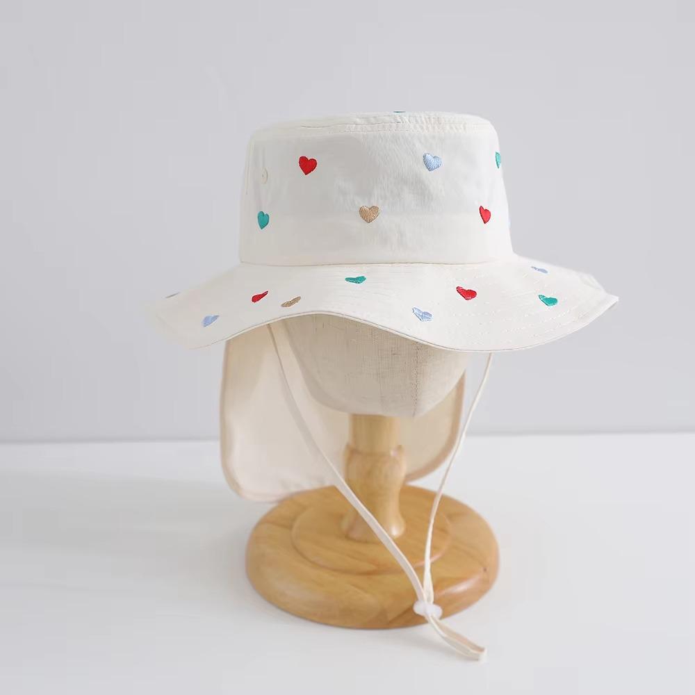 Cartoon Print Children Quick-drying Hat Thin Sunscreen Caps New Children Bucket Hat Children Use