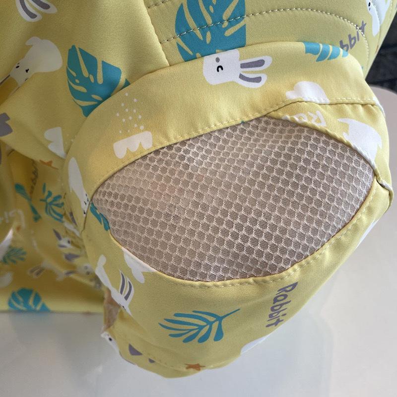 Летние детские кепки-рыбаки с защитой от УФ-излучения, кепки с широкими полями и принтом животных из мультфильмов, кепки-солнцезащитные для девочек, защита от УФ-излучения, детские сетчатые пляжные кепки