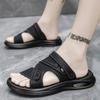 Sandals Men's Super Fiber Beach Shoes Men's Trend Summer New Style Sandals and Slippers Dual Purpose Sandals Comfortable Casual