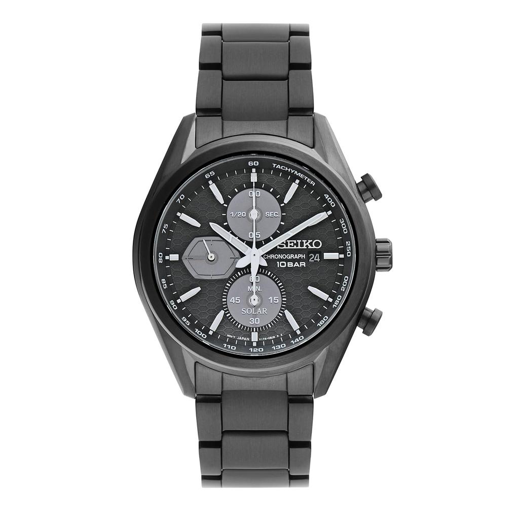 Seiko Мужские часы-хронограф на солнечной батарее SSC773P1