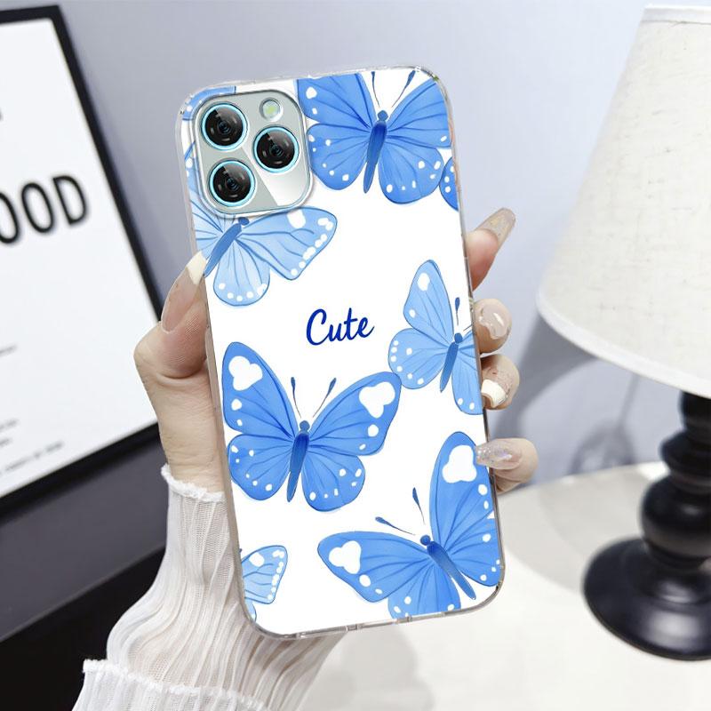 For Blackview A95 A100 A200 Pro A85 Case Protective Cover For Blackview A80S Marble Clear Soft Silicone Phone Case Cat Fundas
