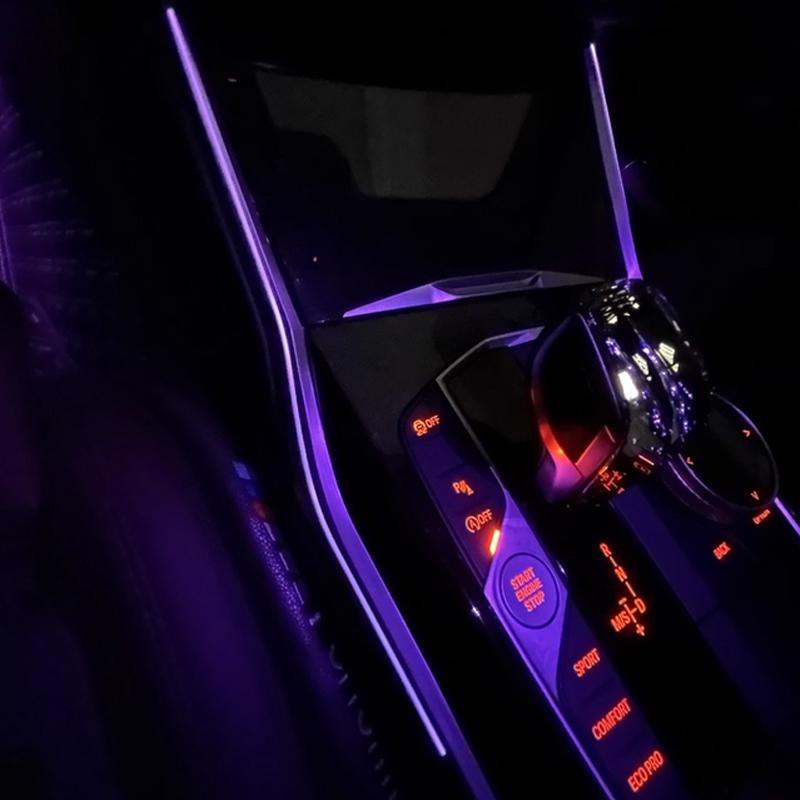 11 Colors Ambient Lighting For BMW 3 Series G20 G22 M3 M4 G80 G82 Interior Decorative Moulding Strips