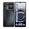 Смартфон CUBOT P90 Android 15, 24 ГБ ОЗУ + 256 ГБ ПЗУ, 6,88-дюймовый HD+ дисплей 120 Гц, 1,72-дюймовый задний сенсорный экран, 64 Мп + 16 Мп, 5100 мАч, NFC/Распознавание лица/Отпечаток пальца