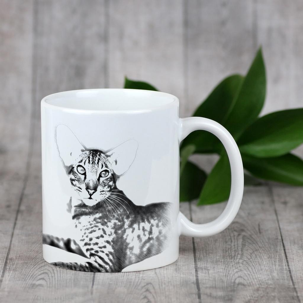 Oriental - cat mug, cheerful mug for a dog lover, personalized gift from the Art-Dog brand