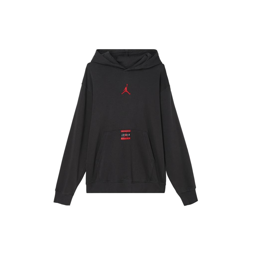 Jordan Мужская теплая спортивная толстовка с капюшоном M J Brkln Flc Po Gel J Day Fleece Черная HV5046-045