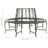 Tree Benches 1 Seat Capacity Ø 160 x 89 cm Steel