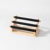 Necklace Bracelet Jewelry Organizer 3-Tier Ring Display Rack Wooden Ring Holder  Retail Display
