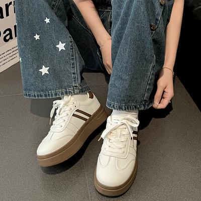 Туфли на платформе в стиле ретро Queen Fan, женские, 2025, новая летняя юбка, повседневные кеды с низким верхом