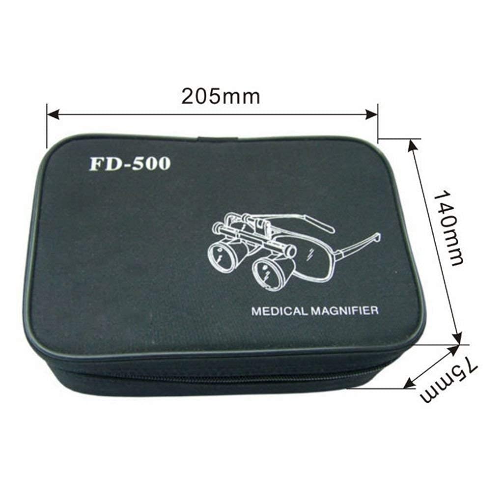Лидер продаж Стоматологическая бинокулярная лупа с высоким увеличением, увеличительное стекло, легкое, портативное, удобное для ношения, угол линзы и межзрачковое расстояние