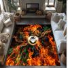 Venezia FC Football Print Crystal Velvet Rug, Comfortable Water Absorbent Non Slip Indoor Floor Carpet