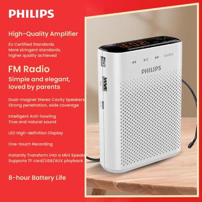 Philips Портативная колонка с микрофоном на оголовье