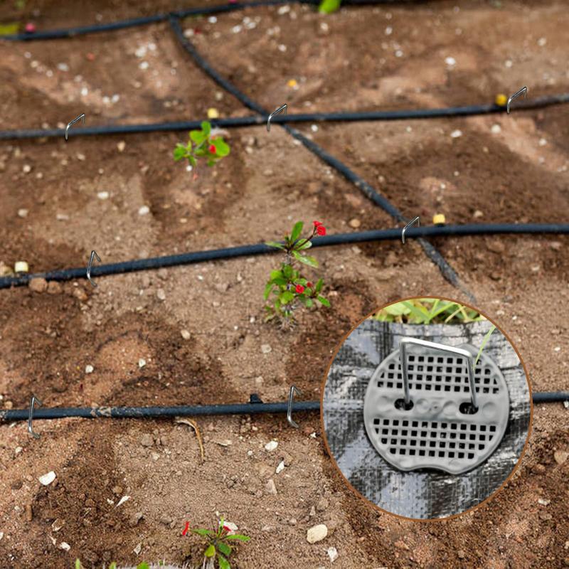 40 шт./компл., фиксированные гвозди для садовой теплицы с 3 отверстиями, набор профессиональных аксессуаров для орошения на открытом воздухе