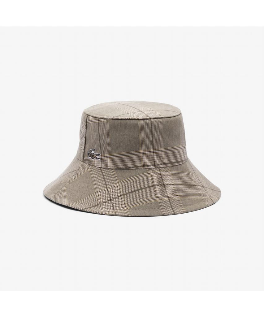 LACOSTE Женская клетчатая панама-ведро Rk5632-55N Aim