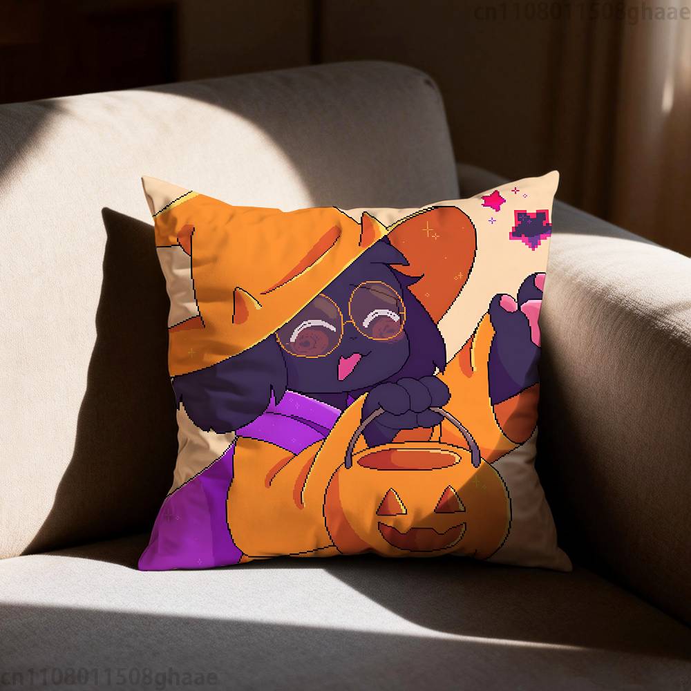 Deltarune Ralsei Игровая наволочка Наволочка против пылевых клещей Невидимая молния шелковистый короткий плюш Чехол для подушки дивана
