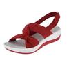 Women Sandals 2025 Summer Closed Toe Roman Sandals Women Bow Platform Wedges Sandals Women  Sandals Plus Size 43