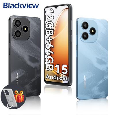 Blackview WAVE 9C Android 15 6,56-дюймовый HD+ дисплей восьмиядерный Unisoc Tiger T603 4 ГБ/8 ГБ ОЗУ 64/128 ГБ ПЗУ смартфон