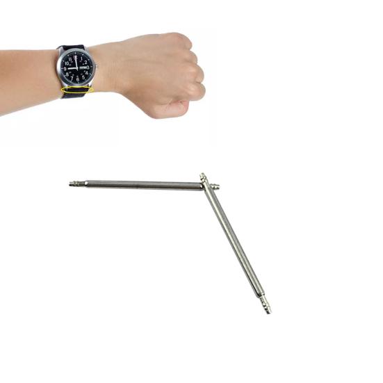 1000Pcs Spring Bar Pins Universal Diameter 1.5mm Stainless Steel Watch Band Link Pins Remover Tools for Watchmaker