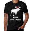 Merry Christmoose! I Love Moose Gifts for Moose Lovers PJ Tshirt T-Shirt T Shirt Man Luxury Cotton Tshirt 100% T-Shirt