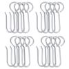 20Pcs Drape Ceiling Curtain Track Hooks S Shaped Shower Curtain Hanger  Door Curtain