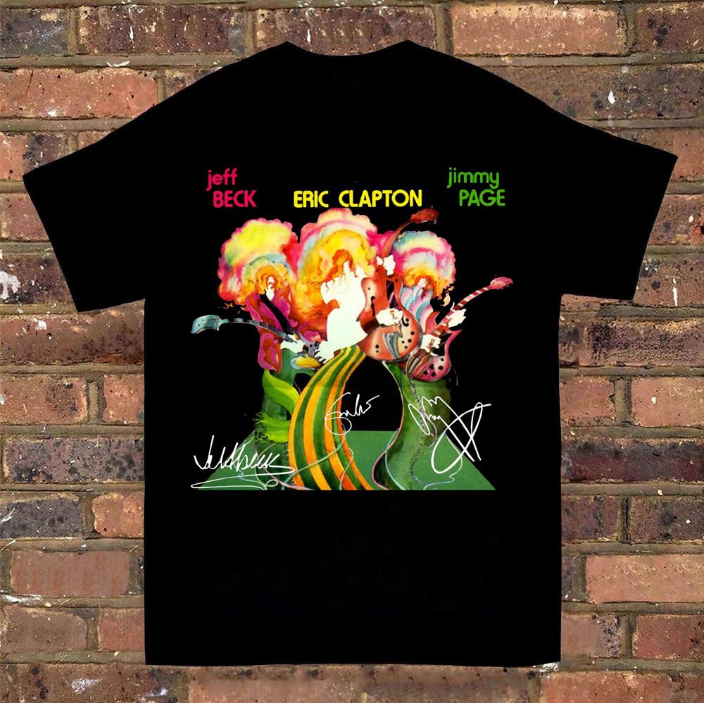 Rare Jeff Beck and Friends Basic Cotton Black S-5XL Unisex T-Shirt Unisex T-Shirt