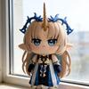13 см Новая Kati Xixia Милая Девочка-Эльф Аниме GK Фигурка Полностью Окрашенная Настольный Декор Украшение для Корпуса ПК Модный Подарок для Фанатов Подвижная Артикулированная Масштабная Детализированная