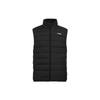 Li Ning Badminton Series Solid Color Stand Collar Down Vest Unisex Vests Black AMRT063-1