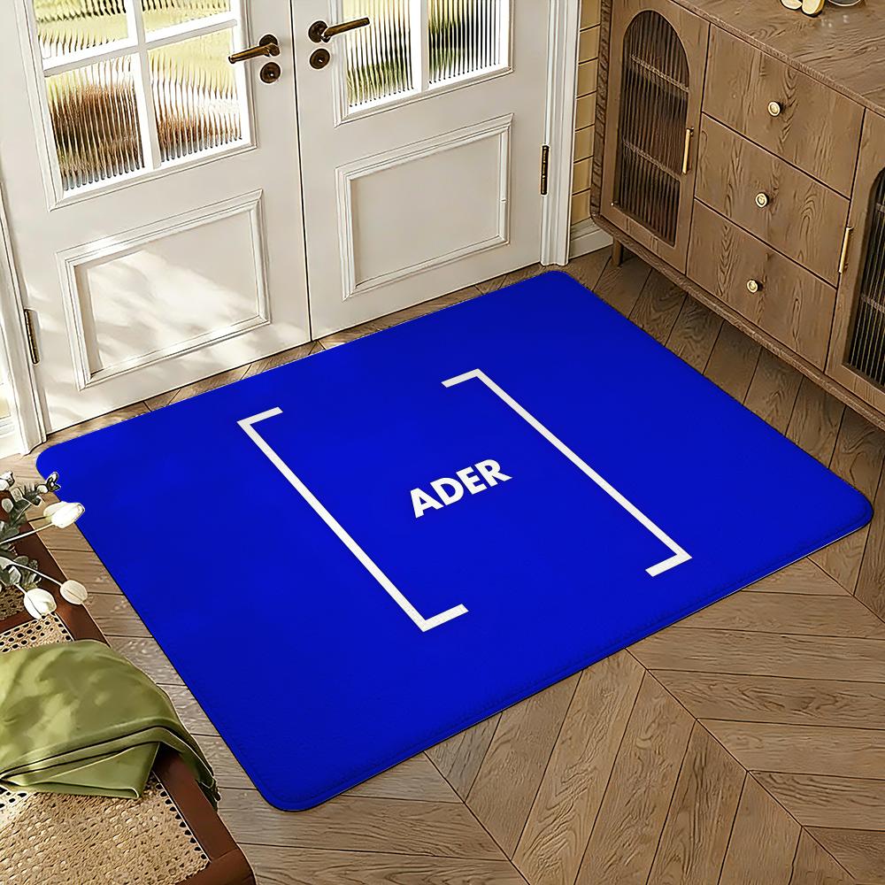 A-AD-ERS Floor Mat Soft Thickened Absorbent Non-Slip Bedroom Living Room Door Mat Home Decor Flannel Rugs