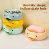 1PCS Cute Duck Drain Soap Box Drainage Does Not Accumulate Water Bathroom Sink Big Goose Soap Box