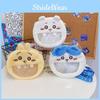 Adorable Japanese Ins Style Plush Round Bag For Girls Cute Gift With Charming Animal Design