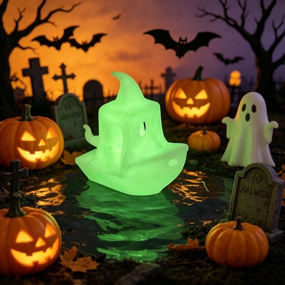 Decoration Pumpkin Statue Novelty Fidget Clicker Miniature Models Ghost Ornaments Halloween Party