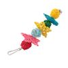Parrot Chew Toys Fun Interactive Bird Cage Bite Toys with Bell for Small Parrots Parakeets Conures Cockatiels Love