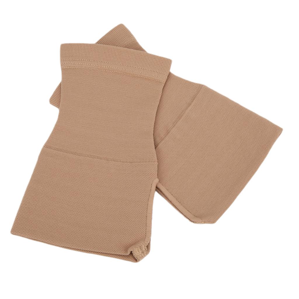 1 Pair Set Wrist Protective Brace Carpal Tunnel Support Fingerless Arthritis GlovesSkin Color