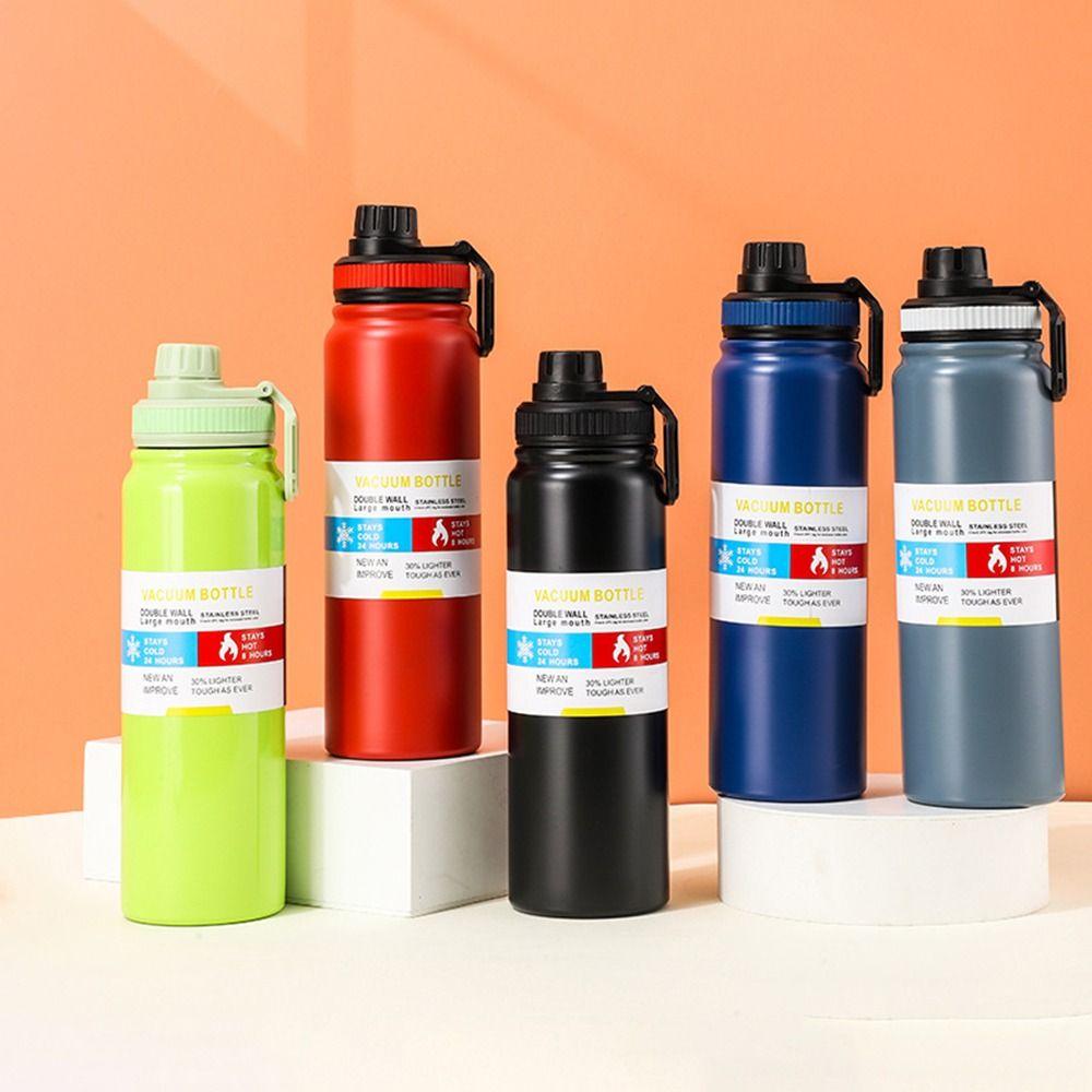 Stainless Steel Insulated Cup Leakproof Sports Water Bottle Vacuum Flask Cold/Hot Drink