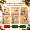6Pcs Kraft Paper Christmas Tree Hanging Pendant Xmas Tree Ornament  for Holiday Party Scene