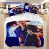 Rock Legends Fire Guitars Bedding (1 * duvet cover + 2 * pillowcase, without core) 2D Flat Soft and comfortable Duvet cover and pillowcase