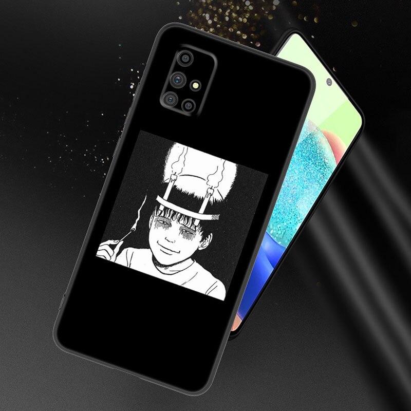 Junji Ito Terror Horror Anime Phone Case For Samsung A21 A30 A50 A52 S A13 A22 A32 4G A23 A33 A53 A73 5G A12 A31 A51 A70 A71 A72