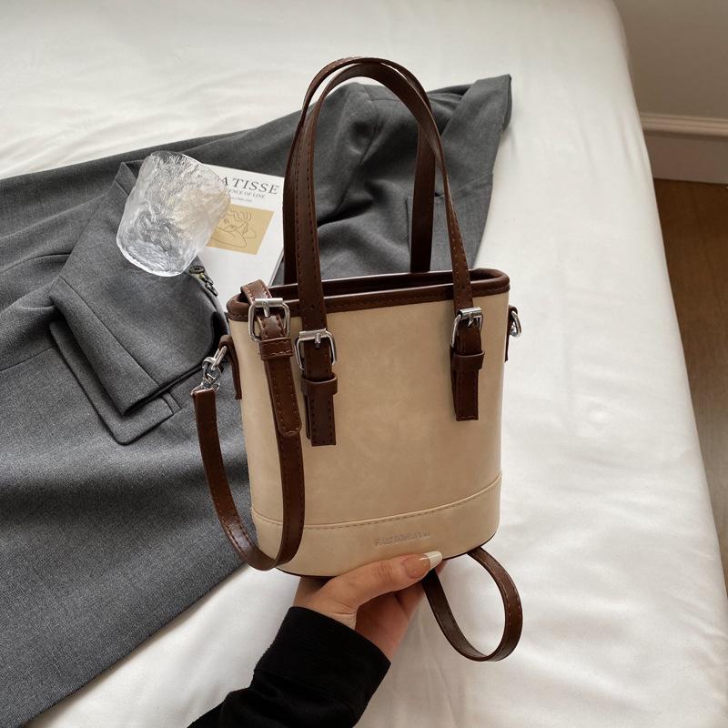 Сумка-ведро Niche Design, женская, 2024 года, новая, модная, простая, модная, универсальная, сумка-мессенджер через плечо