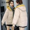 Хлопковая одежда, женская короткая зимняя новая студенческая одежда для хлеба, стеганая куртка, свободное утолщенное пальто