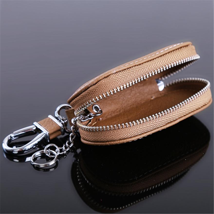 Модные портативные однотонные кошельки для ключей от машины, держатель для ключей, высококачественный чехол для ключей из искусственной кожи