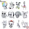 BAMOER 925 Sterling Silver Cute Animal Beads Original Design Charms Fit Bracelet  Fashion Jewelry