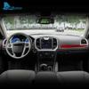 Наклейка из настоящего мягкого углеродного волокна для Chrysler 300 300C 2011 2012 2013 2014 LHD RHD Автомобиль Водитель Пассажир Второй пилот Отделка Аксессуары