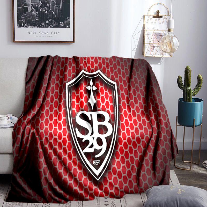 Sb29 Badge Emblem Throws Blanket Flannel Blankets Plush for Couch Bed Gifts for Men Women Travel picnic blanket Christmas fan gifts