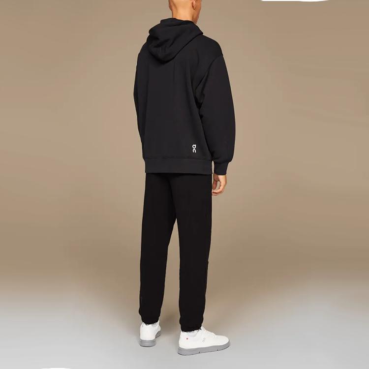 Толстовка Club с логотипом, с длинным рукавом, мужская, черная 1ME10030553