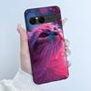 Cute Case For Sony Xperia 10 VII Fundas Capa Printing Shell Protective Cover Soft Silicone Cartoon Black Casing Coque