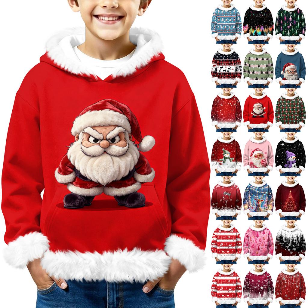 Children's Sweatshirt Girls Boys Long Sleeve Lightweight Casual Hoodie Loose Comfortable Sweatshirt