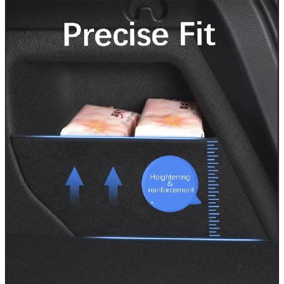 Car Trunk Storage Partition For VW Volkswagen Tiguan L PRO 2024 2025 2026 Wood Cargo Storage Cover Left Right Pad Car Accessorie