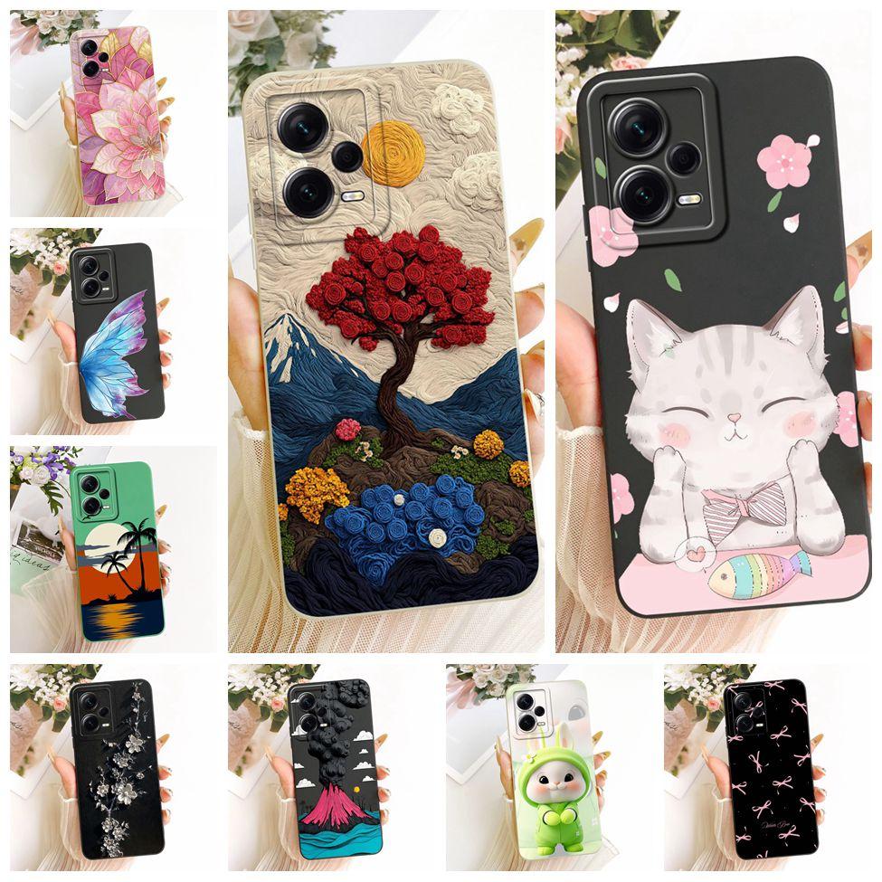 Casing For Redmi Note 12 Pro Plus Cover Fashion Cartoon Cute Funny Painted Silicone Bumper For Redmi Note 12 Pro+ Phone Case
