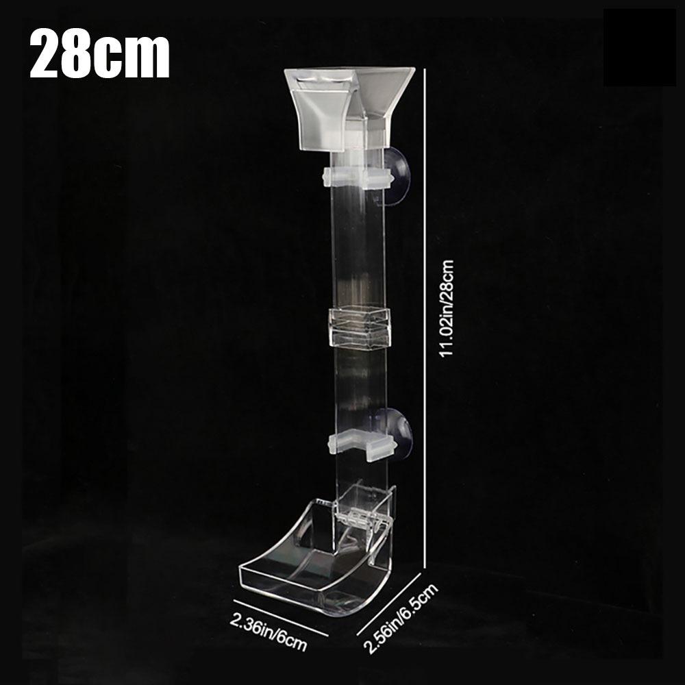 1 шт. Трубка для кормления рыб и креветок в аквариуме, прозрачная кормушка для рыб и креветок, прочная кормушка для аквариума