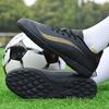 Men Football Boots Long Spikes High Ankle Soccer Shoes AG/TF Kids Outdoor Grass Cleats Soccer Boots Training Sport Football Shoes